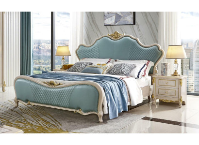Designer Betten Chesterfield Schlafzimmer Bett Hotel Luxus Doppelbett Massivholz