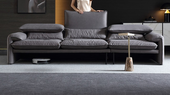 Design Sofas xxl Sofa 4 Sitzer Textil Big Neu Wohnzimmer Couch Polster