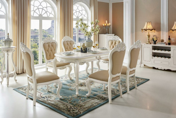 Esstisch Tisch Gruppe Wohnzimmer Garnitur Holz Design Esszimmer Tische