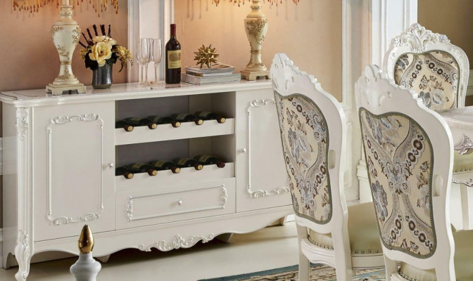 Luxus Möbel Stuhl Set 4x Stühle Gruppe Garnitur Esszimmer Sessel Chesterfield