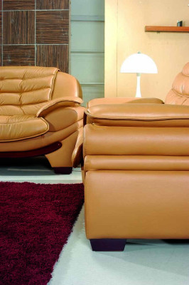 3 Sitzer (ohne 2+1) Sofa Couch Polster XXL Big Couchen Sofas Leder Sitz