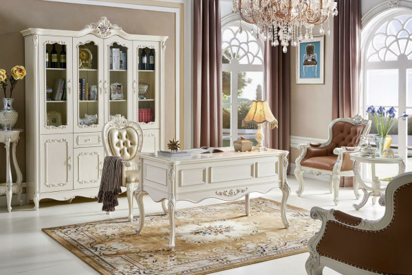 Luxus Schreibtisch Tisch Büro Antik Stil Barock Office Rokoko Barock Tische