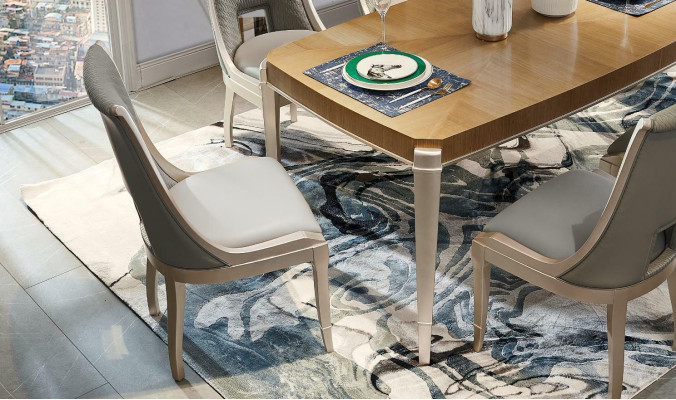 Stuhl Lehn Designer Leder Polster Stühle Esszimmer Neu 1x Wohn Lehnstuhl