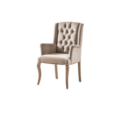 Chesterfield Brauner Lehnstuhl Polsterstuhl Luxus Sessel Stuhl Designer Möbel 