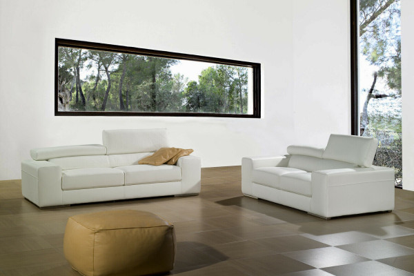 Sofagarnitur Couch 80 20 Polster Leder Sofa Wohnzimmer Sitz 3+2+1 Set