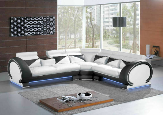 Moderne Ecksofa Couch Polster Sitz Eck Garnitur XXL Big Wohnlandschaft Ecke Neu