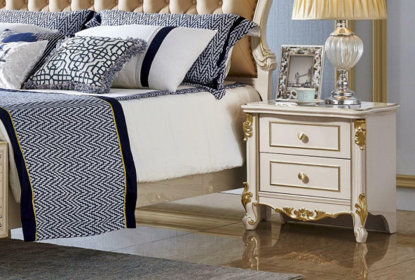 Design Nacht Tisch Konsole Beistell Schlaf Zimmer Luxus Konsolen Tische Holz Neu