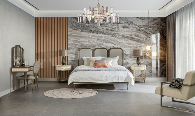 Design Schlafzimmer Massivholz Doppel Betten Polster Bett Möbel 180x200cm