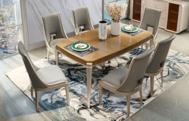 Stuhl Set Wohnzimmer Garnitur Massivholz Polster Esszimmer 4x Stühle Gruppe