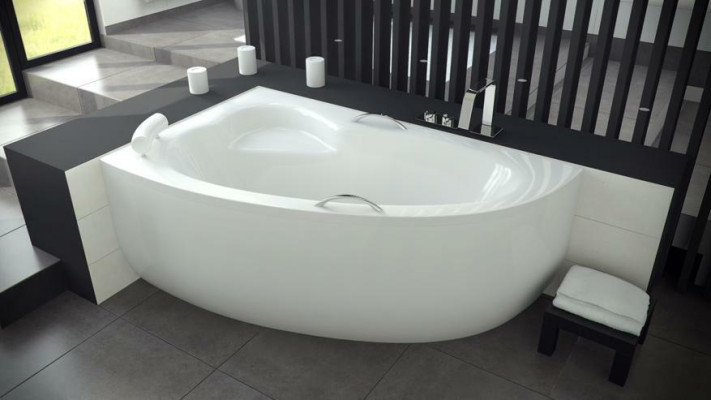 Unförmige Badezimmer Wanne Eck Badewannen Design Wannen Weiß