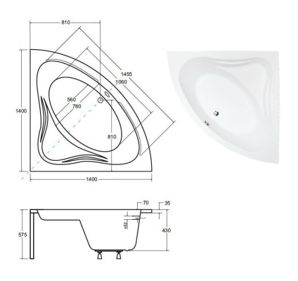 Badewanne Wanne Eck Design Eckbadewanne Schürze Ablauf Silikon