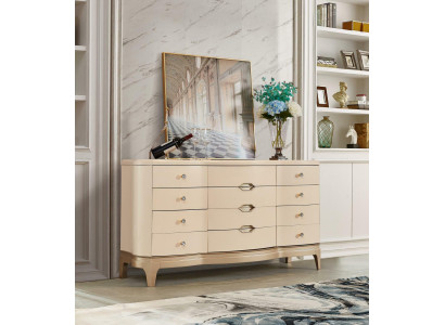 Designer Kommode Modern Sideboard Highboard Wohnzimmer Massivholz
