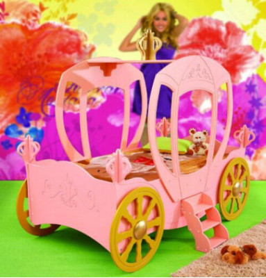 KINDERBETT Prinzessinen Bett Kutsche Neu JUGENDBETT AUTO BETT BETTEN CARRIAGE