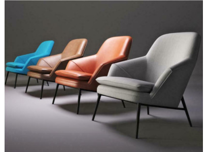 Sessel Design Couch Sofa Relax Textil Lounge Luxus Leder Club Polster