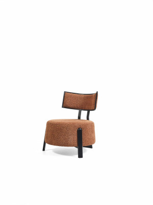 Luxuriöser Designerstuhl mit komfortabler Premium-Textilpolsterung