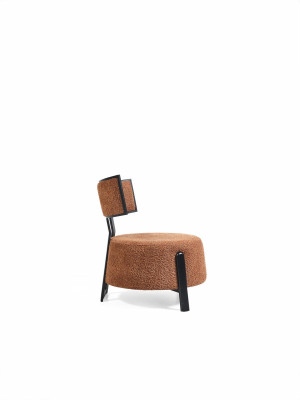 Luxuriöser Designerstuhl mit komfortabler Premium-Textilpolsterung