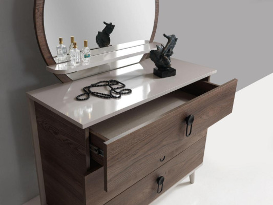 Schlafzimmer Komplett Set Bett 2 x Nachttisch Kleiderschrank 5tlg