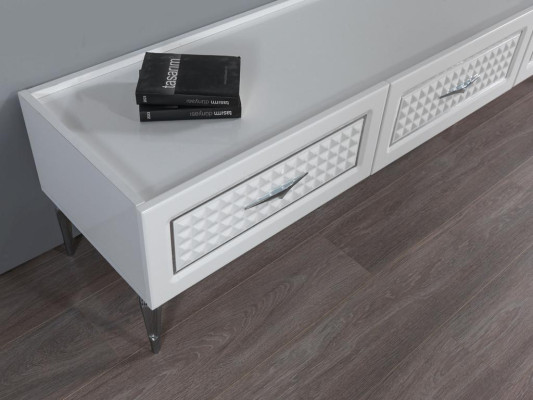 Wohnzimmer Wohnwand Hochglanz Wohnwände Schrank Moderne Möbel 3tlg