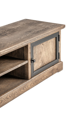 rtv tv Sideboard Echtes Holz Glas Tisch Fernseh Schrank Tische Designer Lowboard