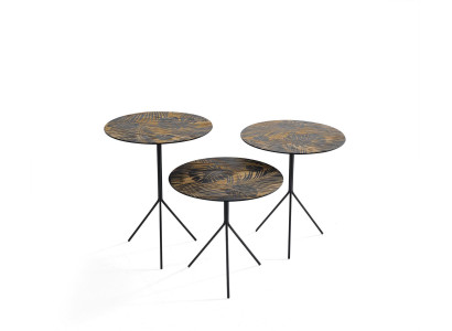 Rundtische Tisch Couchtische Tische Luxus Design Beistelltische 3 tlg.