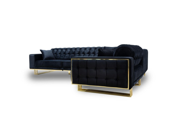 Exclusive Ecksofa Modern L-form Designer Stil Möbel Wohnzimmer Eckgarnitur