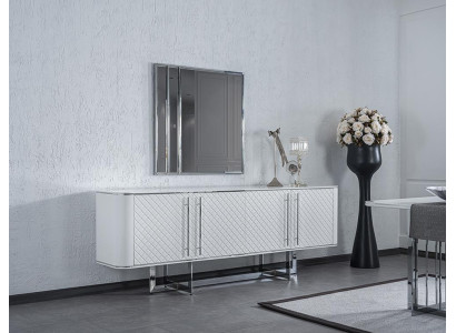 Luxus Sideboard mit Spiegel Esszimmer Einrichtung Modern Design Möbel 