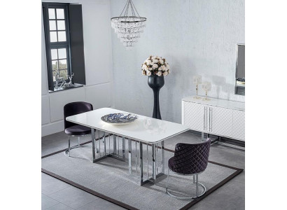 Modern Design Möbel Esszimmer Esstisch Luxus 4x Stühle Neu Einrichtung