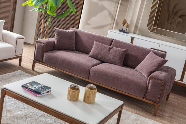 Wohnzimmer Set 3+1 Sitzer Couchtisch Sofagarnitur Sessel Modern Design