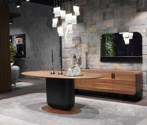 Esstisch Design Tisch Moderne Möbel Esszimmer Holz Design Luxus Einrichtung Neu