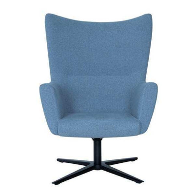 Blauer Sessel Ohrensessel Designer 1-Sitzer Moderner Cocktailsessel