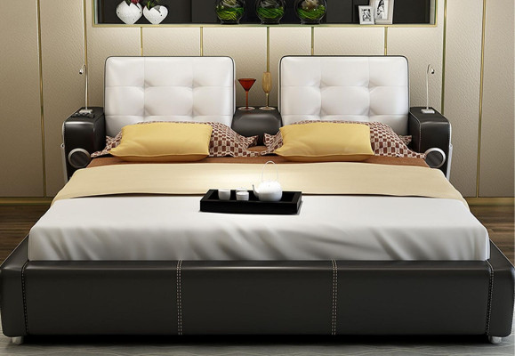 Multifunktion Bett Doppelbetten Modernes Bettgestell Betten 180 x 200 cm