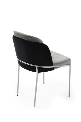 Stuhl Esszimmerstuhl Küchenstuhl Lehnstuhl Luxus Grau Modern Esszimmer