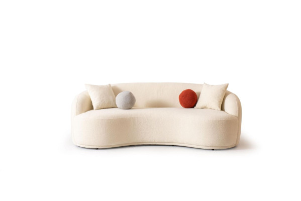 Design Couch Halbrunde Couchen Luxus Sofa Polster Möbel 4 Sitzer xxl big