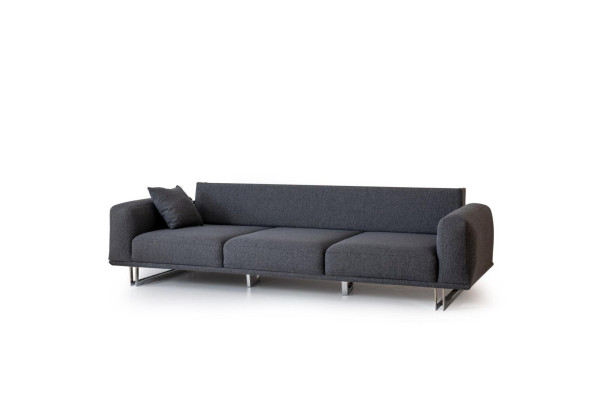 Sofagarnitur 4+1 Sitzer Luxus Garnitur Set Sofas Sessel Stoff Polster