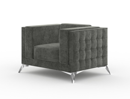 Chesterfield Sessel Couch 1 Sitzer Couchen Polster Neu Sofa Fernseh Textil