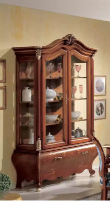 Großes Esszimmer Set Luxus Möbel Esstisch 4x Stühle Kommode Spiegel 8tlg