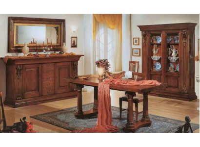 Esszimmer Set Esstisch Kommode Vitrine Spiegel Luxus Klassische Möbel