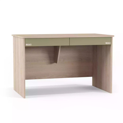 Garnitur Schreibtisch Set Holz Tisch Bücherregal Grün Kinderzimmer