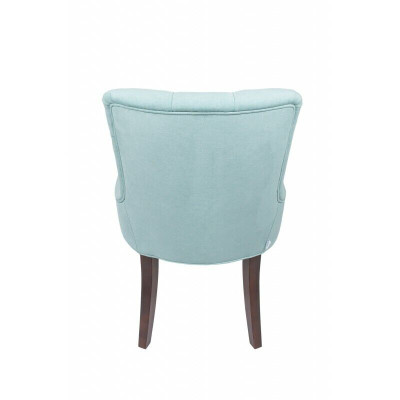 Moderne Hellblaue Chesterfield Stuhlgarnitur Designer Lehnstühle Luxuriöse Sitzmöbel