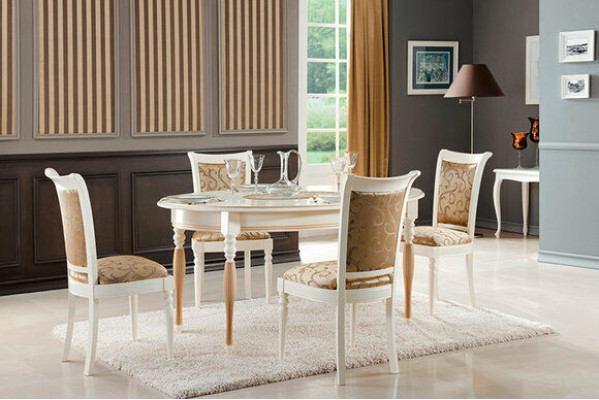 Klassische Stühle Designer Stuhl Holzstuhl Esszimmerstuhl Königsstuhl - Model S