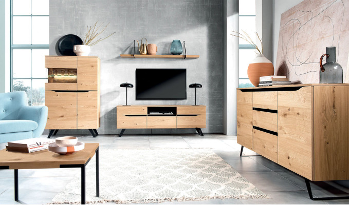 Wohnzimmer Möbel Unterschrank Anrichte Kommode Side Low Board Hotel Schrank Neu
