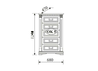 Klassische Kommode Kommoden Schrank Sideboard Massiv Möbel Kolonial Neu OK5