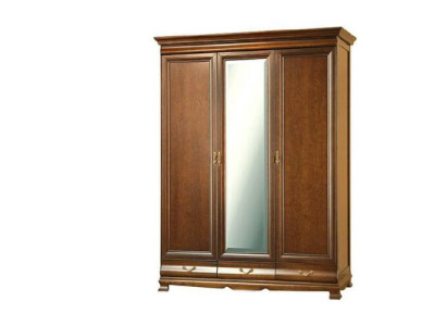 Klassische Schränke Schrank Schrankwand Kleiderschrank Holzschrank - Model N-3D