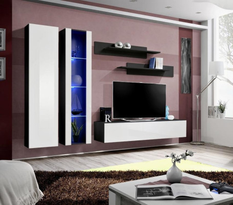 Wohnzimmer Möbel Wohnwand TV Ständer Komplette Einrichtung Moderne
