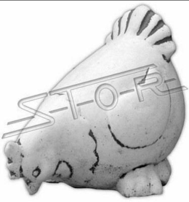 Garten Dekoration Huhn Terrasse Stein Figuren Figur Deko Statue