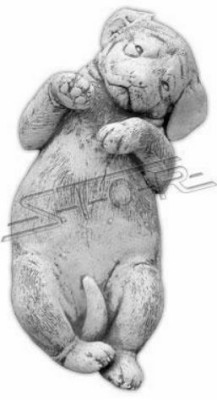 Garten Dekoration Hund Terrasse Stein Figuren Figur Dekorative Weiß Statue