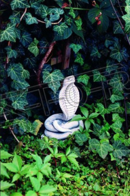 Garten Dekoration Schlange Terrasse Stein Figuren Figur Statue Skulptur