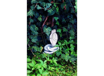 Garten Dekoration Schlange Terrasse Stein Figuren Figur Statue Skulptur