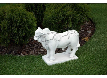 Garten Dekoration Steinbock Terrasse Stein Figuren Figur Deko Statue