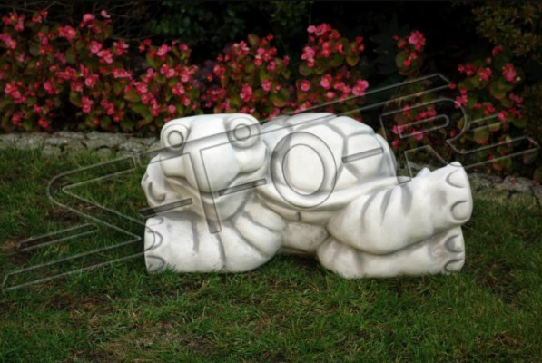 Garten Schildkröte Dekoration Stein Figur Terrasse Deko Statue